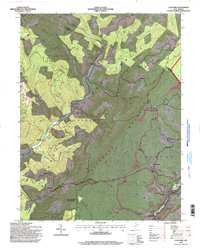 Hi-Res Interactive Map of Lead Mine, Tucker County, WV in 1995 | Pastmaps